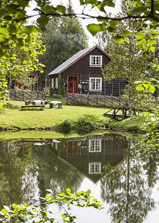 HISTORISK: Husmannsstua Skogen har kommet i rette hender. Bente Stadsvoll er opptatt av at husmannshistorien, tida og levemåten ikke skal gå i glemmeboka. Det lille vannet er opprinnelig en fiskedam Bentes far anla for 40 år tilbake HISTORISK: Husmannsstua Skogen har kommet i rette hender. Bente Stadsvoll er opptatt av at husmannshistorien, tida og levemåten ikke skal gå i glemmeboka. Det lille vannet er opprinnelig en fiskedam Bentes far anla for 40 år tilbake