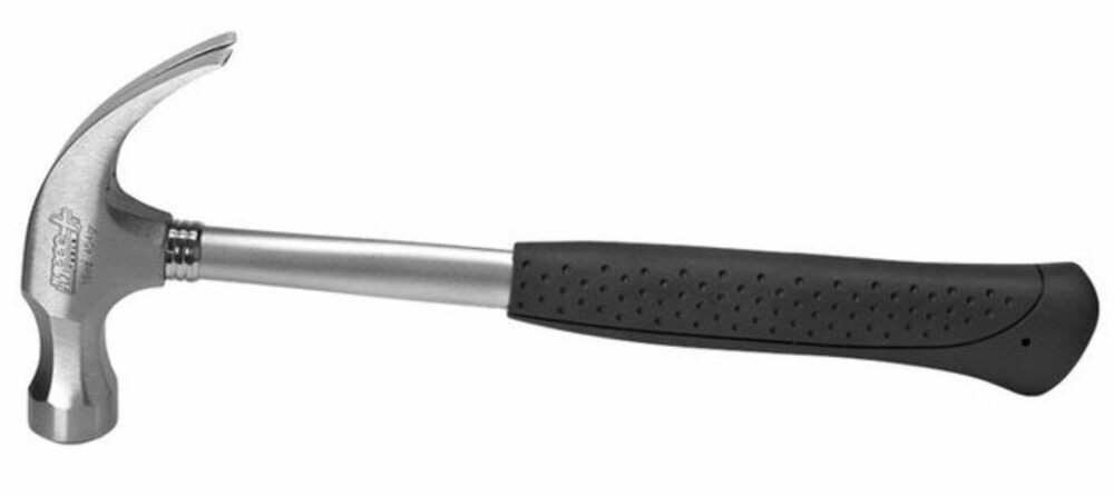 SNEKKERHAMMER: Dette er det de fleste forbinder med hammer. SNEKKERHAMMER: Dette er det de fleste forbinder med hammer.