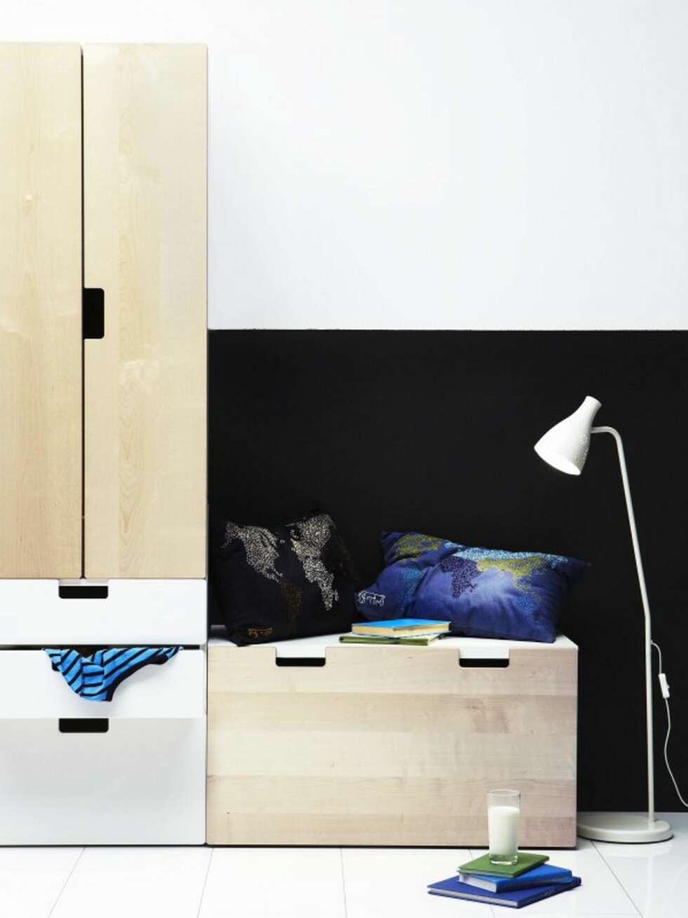 FLEKSIBEL: Stuva-serien til Ikea er smart og kan bygges slik du ønsker. Benken koster kr 790, er 90 x 50 cm og finnes med ulike fronter. FLEKSIBEL: Stuva-serien til Ikea er smart og kan bygges slik du ønsker. Benken koster kr 790, er 90 x 50 cm og finnes med ulike fronter.