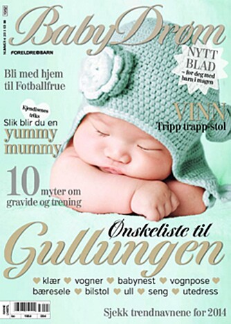 LØP OG KJØP! Den nyest utgaven av BabyDrøm finner du i butikkene nå. Du kan også kjøpe bladet ved å sende BABY 4 til 2340. Pris kr 99. LØP OG KJØP! Den nyest utgaven av BabyDrøm finner du i butikkene nå. Du kan også kjøpe bladet ved å sende BABY 4 til 2340. Pris kr 99.