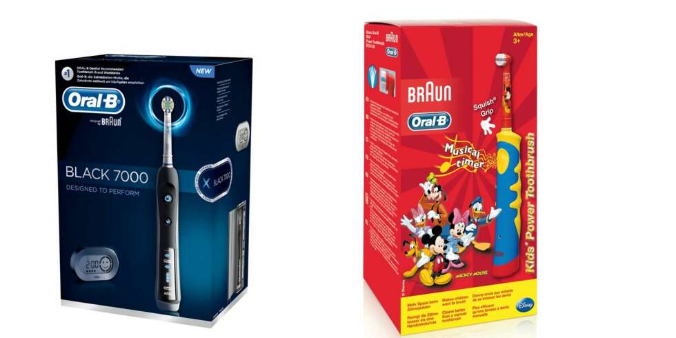 ELEKTRISKE TANNBØRSTER: Den nye tannbørsten fra Oral-B, Black 7000, har en utsalgspris på kr 2499. To heldige vinnere får denne, samt en elektrisk barnetannbørste. ELEKTRISKE TANNBØRSTER: Den nye tannbørsten fra Oral-B, Black 7000, har en utsalgspris på kr 2499. To heldige vinnere får denne, samt en elektrisk barnetannbørste.