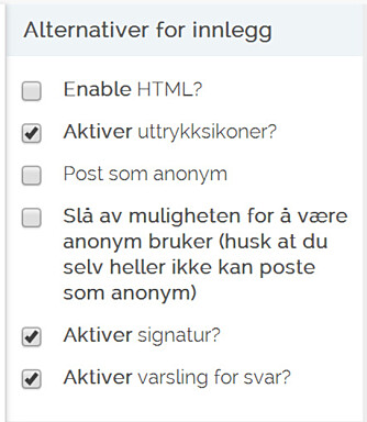 BESTEM SELV: Er du Forum+-medlem kan du selv bestemme om det skal være mulig å være anonym i dine tråder. BESTEM SELV: Er du Forum+-medlem kan du selv bestemme om det skal være mulig å være anonym i dine tråder.