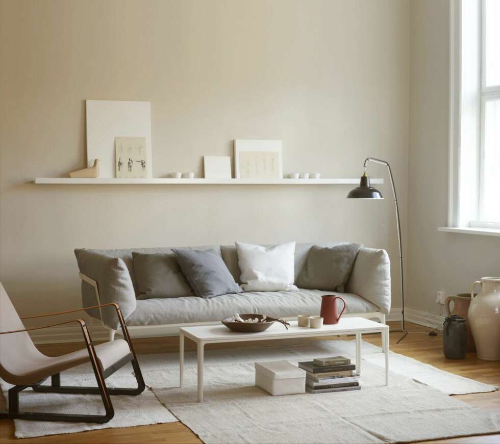 GREIGE: Den nye nøytralen heter greige (eller gråsj), en mellomting mellom grå og beige. GREIGE: Den nye nøytralen heter greige (eller gråsj), en mellomting mellom grå og beige.