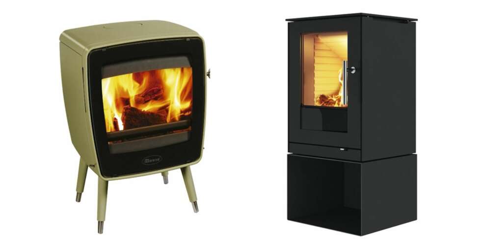 MODERNE OVNER: Til venstre. Dovre Vintage. Effekt: 2 til 5,5 kW. Størrelse: 68x50x44 cm. Vekt: 95 kg. Vedlengde: 30 cm. Røykuttak diameter: 15 cm. Pris: 19.875 kroner. Produsent: Dovre. Til høyre: Rais Q-tee. Effekt: 2 til 6 kW. Størrelse: 85x42x33 cm. Vekt: 79 kg. Vedlengde: 30 cm. Røykuttak diameter: 15 cm. Pris: 11 000 kroner. Produsent: Rais MODERNE OVNER: Til venstre. Dovre Vintage. Effekt: 2 til 5,5 kW. Størrelse: 68x50x44 cm. Vekt: 95 kg. Vedlengde: 30 cm. Røykuttak diameter: 15 cm. Pris: 19.875 kroner. Produsent: Dovre. Til høyre: Rais Q-tee. Effekt: 2 til 6 kW. Størrelse: 85x42x33 cm. Vekt: 79 kg. Vedlengde: 30 cm. Røykuttak diameter: 15 cm. Pris: 11 000 kroner. Produsent: Rais