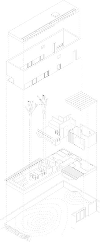 SLIK GJORDE DE: Slik fikk arkitektene med seg trærne inn i huset. SLIK GJORDE DE: Slik fikk arkitektene med seg trærne inn i huset.