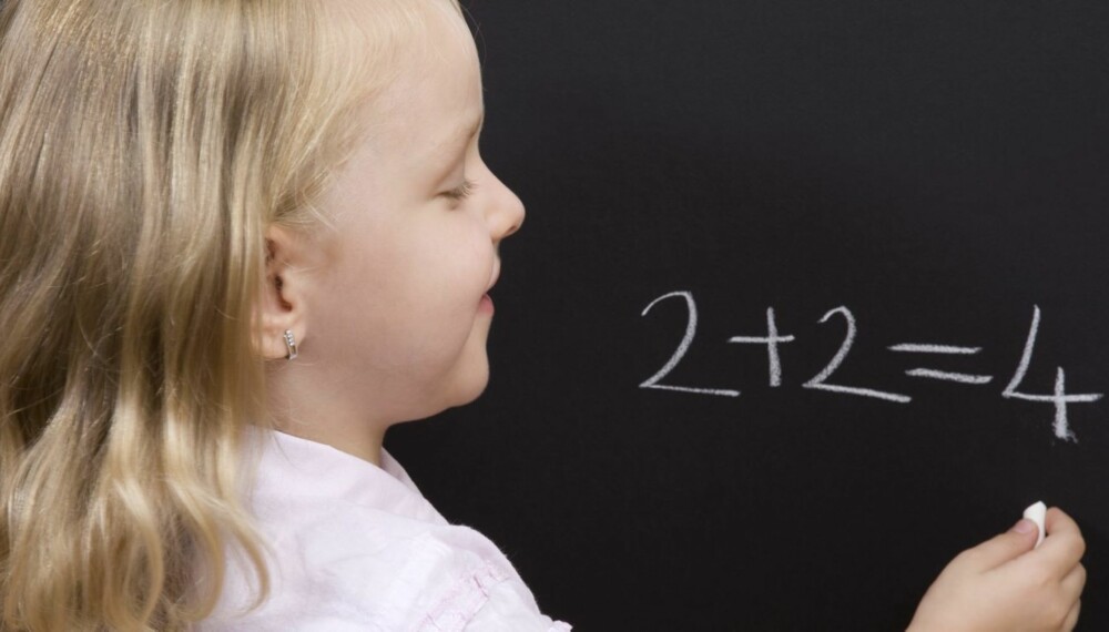 GLAD I MATTE: Ved å starte så tidlig som mulig med matematikk, lærer barna å bli glad i regnestykker når de blir eldre. GLAD I MATTE: Ved å starte så tidlig som mulig med matematikk, lærer barna å bli glad i regnestykker når de blir eldre.