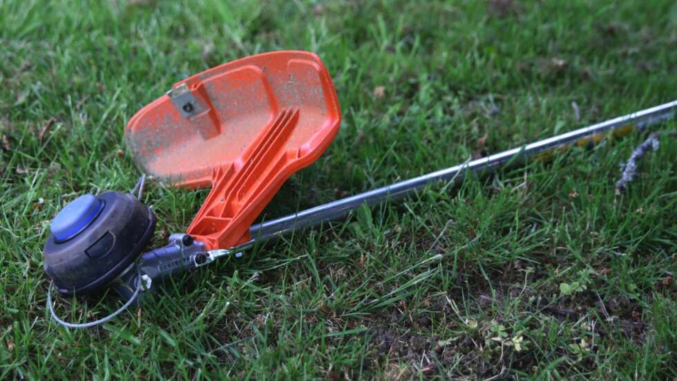 Gresstrimmer: Dette er selve hovedverktøyet. Gresstrimmer: Dette er selve hovedverktøyet.
