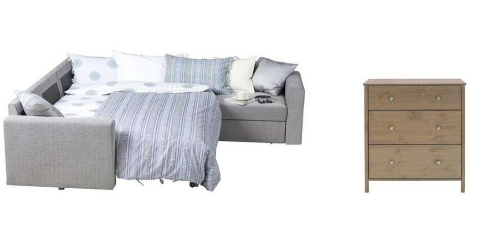 SKAP PLASS: Bohus løfter frem sovesofaene Days og Stay. Kommoden heter Katarina og er en serie oppbevaringsmøbler som strekker seg fra nattbord til kjøpmannsdisker og ordinære kommoder. SKAP PLASS: Bohus løfter frem sovesofaene Days og Stay. Kommoden heter Katarina og er en serie oppbevaringsmøbler som strekker seg fra nattbord til kjøpmannsdisker og ordinære kommoder.