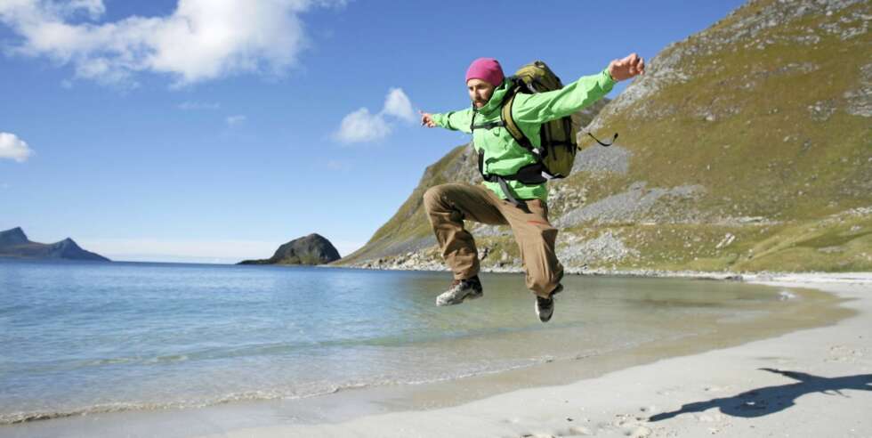 KANDIDAT: Til kåringen av Norges flotteste strand: Haukland i Lofoten KANDIDAT: Til kåringen av Norges flotteste strand: Haukland i Lofoten