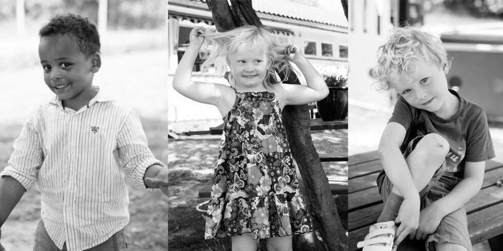 FRA BARNEMUNN: Robin, Rikke og Morten snakker om pinsen. FRA BARNEMUNN: Robin, Rikke og Morten snakker om pinsen.