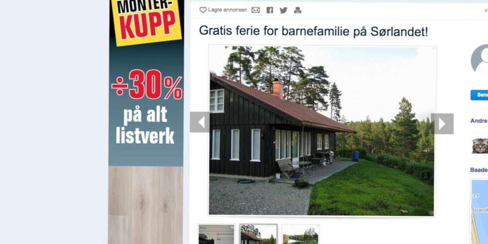 SETT AV MANGE: Over 20.000 personer så annonsen til Per Richard J. Stiansen. FOTO: Skjermbilde fra Finn.no SETT AV MANGE: Over 20.000 personer så annonsen til Per Richard J. Stiansen. FOTO: Skjermbilde fra Finn.no
