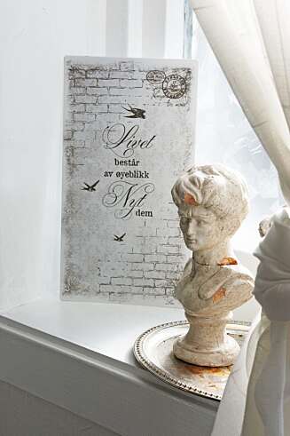 SUKSESS I DETALJENE: De typiske kjennetegnene for shabby chic-stilen er på plass hos Esben. SUKSESS I DETALJENE: De typiske kjennetegnene for shabby chic-stilen er på plass hos Esben.