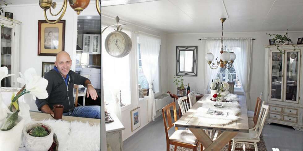 IKKE ALENE: Esben tror det er mange menn som trives med å bo i shabby chic interiør, selv om det som regel er damene som bestemmer stilen. IKKE ALENE: Esben tror det er mange menn som trives med å bo i shabby chic interiør, selv om det som regel er damene som bestemmer stilen.