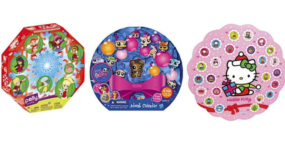 FOR JENTER: Vi tipper det er flest jenter som ønsker seg disse tre: Polly Pocket (kr 189,90), Littlest pet shop (kr 149,90) og Hello Kitty (kr 189,90), alle fra Toys'r'us. FOR JENTER: Vi tipper det er flest jenter som ønsker seg disse tre: Polly Pocket (kr 189,90), Littlest pet shop (kr 149,90) og Hello Kitty (kr 189,90), alle fra Toys'r'us.