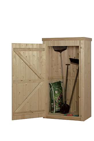 LITE ER BRA: Hageskapet Lelie fra Lyse Rom har plass til det viktigste. Det er enkelt å feste på et klaffebord, som for eksempel Nordbo fra Ikea. LITE ER BRA: Hageskapet Lelie fra Lyse Rom har plass til det viktigste. Det er enkelt å feste på et klaffebord, som for eksempel Nordbo fra Ikea.