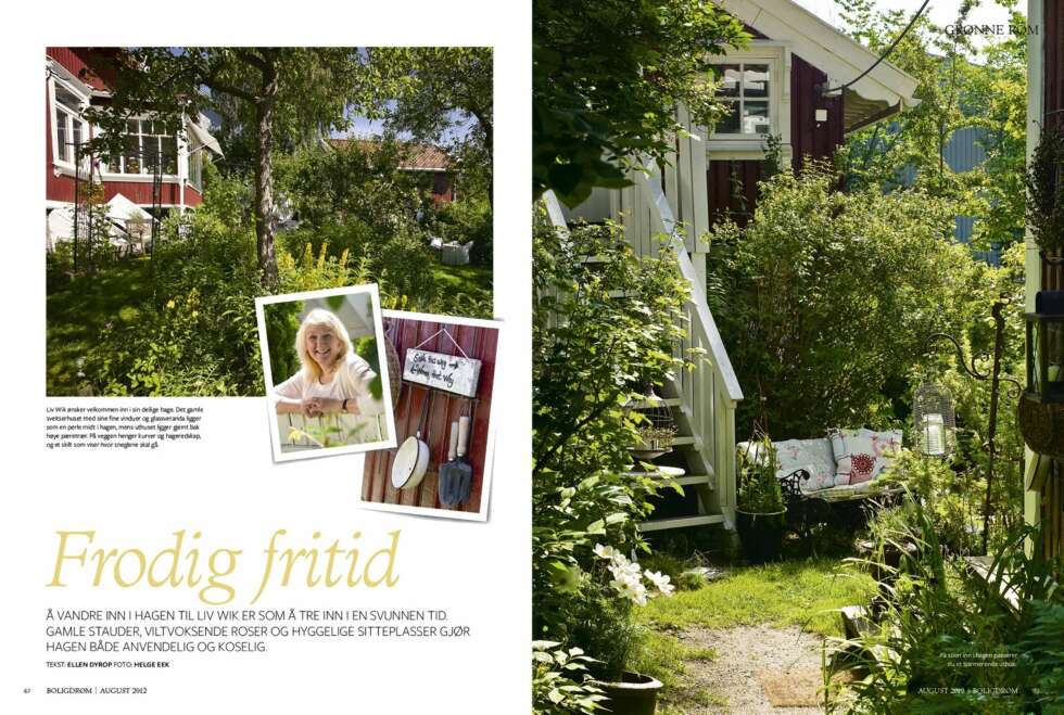 KANSKJE NÅ? Vi har alle drømt om deilig sommervær, så vi kan sitte litt skyggefullt i hagen og nyte livet, slik som Liv. KANSKJE NÅ? Vi har alle drømt om deilig sommervær, så vi kan sitte litt skyggefullt i hagen og nyte livet, slik som Liv.