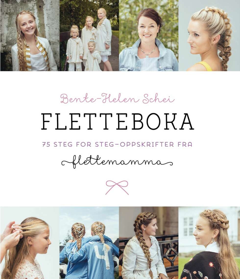 NY BOK: Bente-Helen Schei har gitt ut Fletteboka, som gjør fantastiske ting med håret til datteren din. Eller deg. NY BOK: Bente-Helen Schei har gitt ut Fletteboka, som gjør fantastiske ting med håret til datteren din. Eller deg.