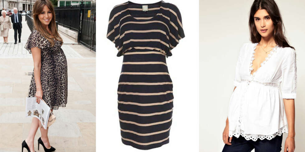 MAMMAMOTE PÅ NETT: Rachel Stevens i en søt mammakjole fra Topshop. På Asos og Topshop finner du moderne mammaklær til en rimelig penge. MAMMAMOTE PÅ NETT: Rachel Stevens i en søt mammakjole fra Topshop. På Asos og Topshop finner du moderne mammaklær til en rimelig penge.