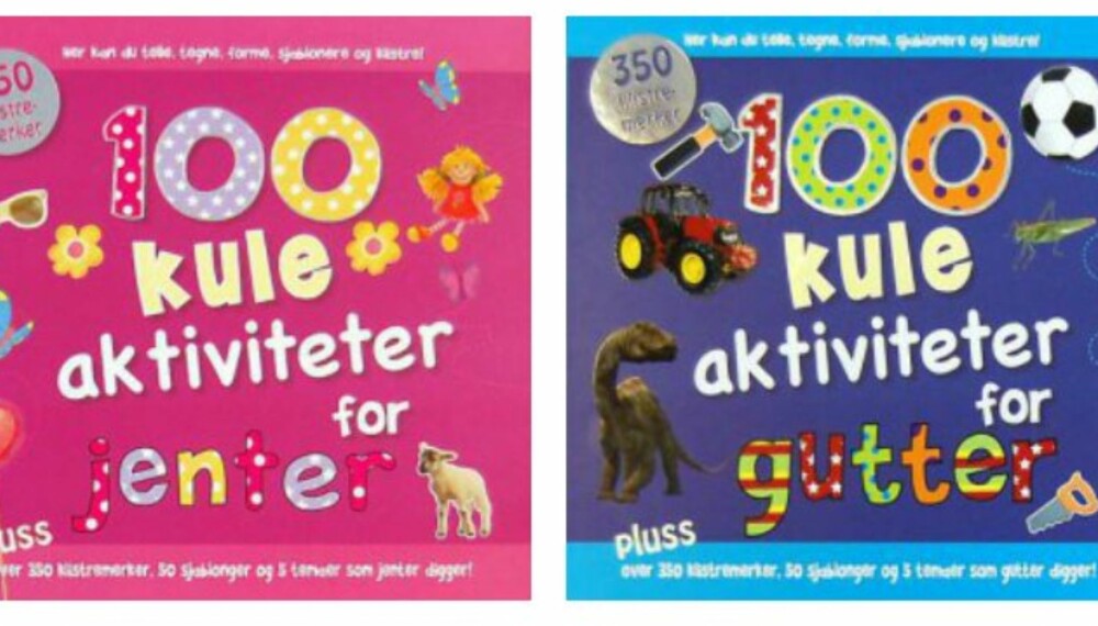 BLOMSTER VS TRAKTOR: Helle Cecilie Palmer har listet opp de ti dummeste kjønnsdelte bøkene. BLOMSTER VS TRAKTOR: Helle Cecilie Palmer har listet opp de ti dummeste kjønnsdelte bøkene.