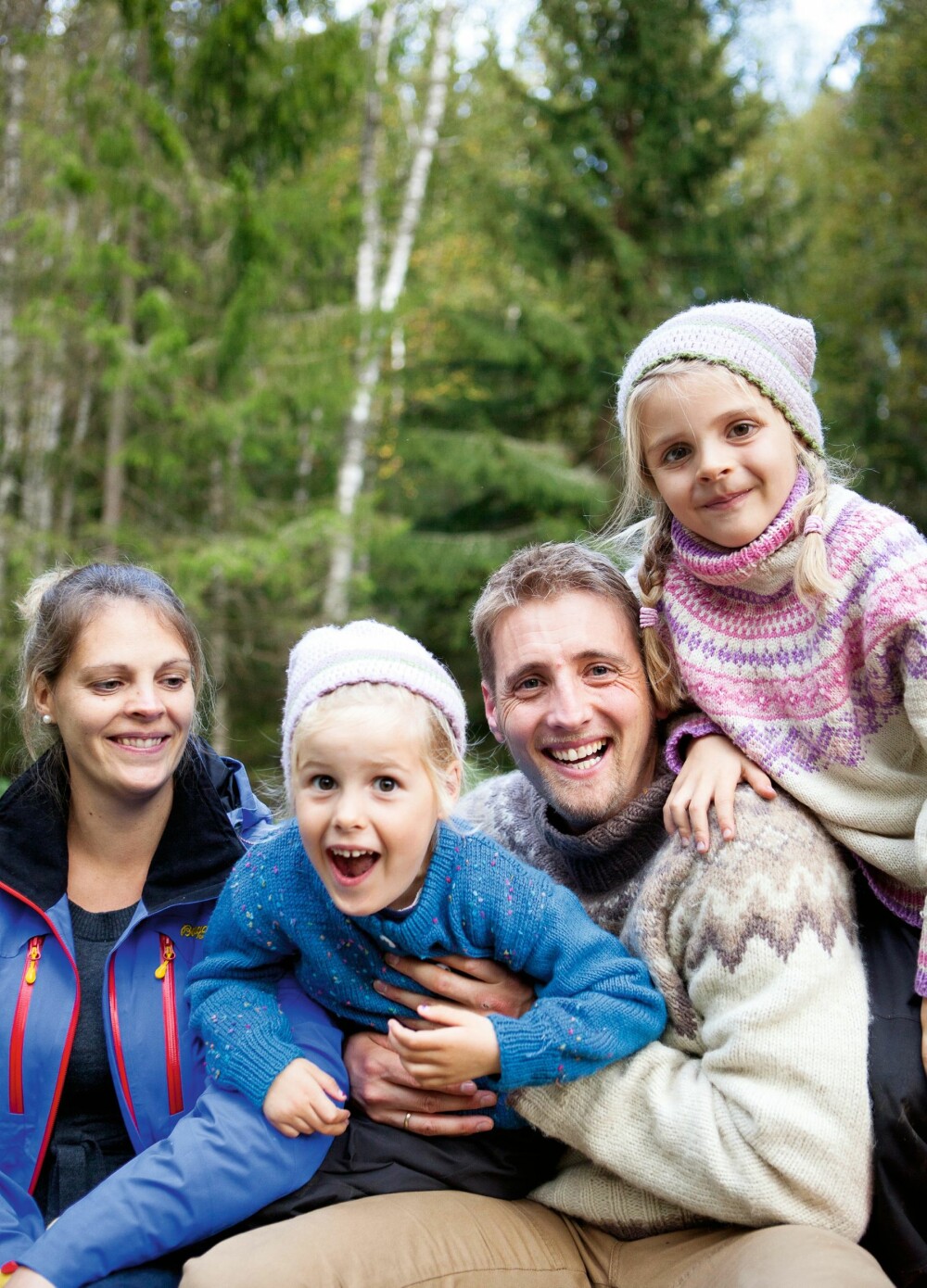 Å VÆRE SAMMEN UTE: Det å være ute sammen, hele familien gir Anders Baumberger, kona Kari og jentene Alma og Aurora glede og energi. Å VÆRE SAMMEN UTE: Det å være ute sammen, hele familien gir Anders Baumberger, kona Kari og jentene Alma og Aurora glede og energi.