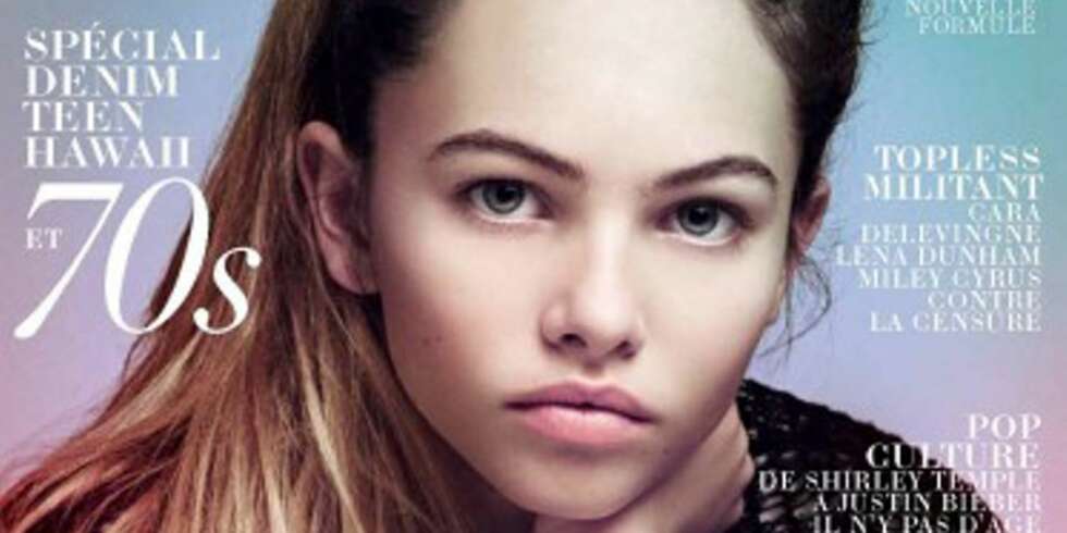 FORSIDEJENTE: Hun er bare et barn, men Thylane Blondeau utropes til den nye Kate Moss på forsiden av det franske motebladet Jalouse. Blondeau ble allerede som 10-åring brukt i en motereportasje i franske Vogue. FORSIDEJENTE: Hun er bare et barn, men Thylane Blondeau utropes til den nye Kate Moss på forsiden av det franske motebladet Jalouse. Blondeau ble allerede som 10-åring brukt i en motereportasje i franske Vogue.