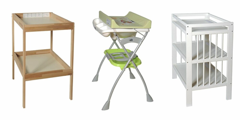 Fra venstre Ikea Sniglar, Ikea Gulliver og Carlobaby Volare Fra venstre Ikea Sniglar, Ikea Gulliver og Carlobaby Volare