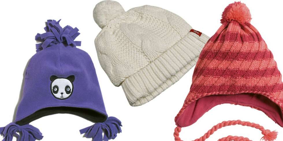 FOR TØRT VÆR (fra venstre): Lue i myk fleece, kr 69, fra Lindex. Flettestrikket lue med fleecefôr, kr 149, fra Ellos.Jacquardstrikket lue med fleecefôr ved ørene. Kr 249, fra Puma. FOR TØRT VÆR (fra venstre): Lue i myk fleece, kr 69, fra Lindex. Flettestrikket lue med fleecefôr, kr 149, fra Ellos.Jacquardstrikket lue med fleecefôr ved ørene. Kr 249, fra Puma.