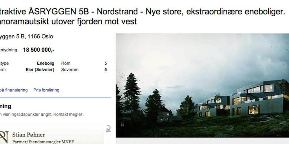UNDER BYGGING: Bo godt og hoøyt i en av disse arkitekttegnede boligene på Nordstrand. UNDER BYGGING: Bo godt og hoøyt i en av disse arkitekttegnede boligene på Nordstrand.
