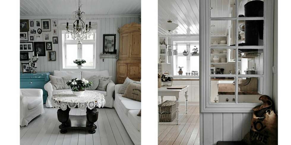 MODERNE NOSTALGI: Hjemme hos Hanne er det fullt av henvisninger til en annen tid, likevel med et moderne preg. MODERNE NOSTALGI: Hjemme hos Hanne er det fullt av henvisninger til en annen tid, likevel med et moderne preg.