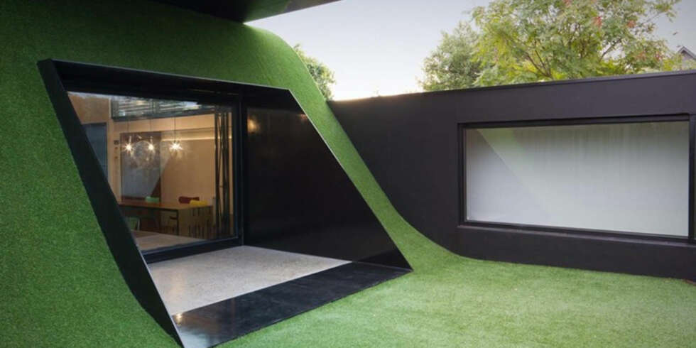 KUNSTIG LANDSKAP: Det flate terrenget i Melbourne krever at man må være litt kreativ når det gjelder å skape spennende arkitektur. KUNSTIG LANDSKAP: Det flate terrenget i Melbourne krever at man må være litt kreativ når det gjelder å skape spennende arkitektur.