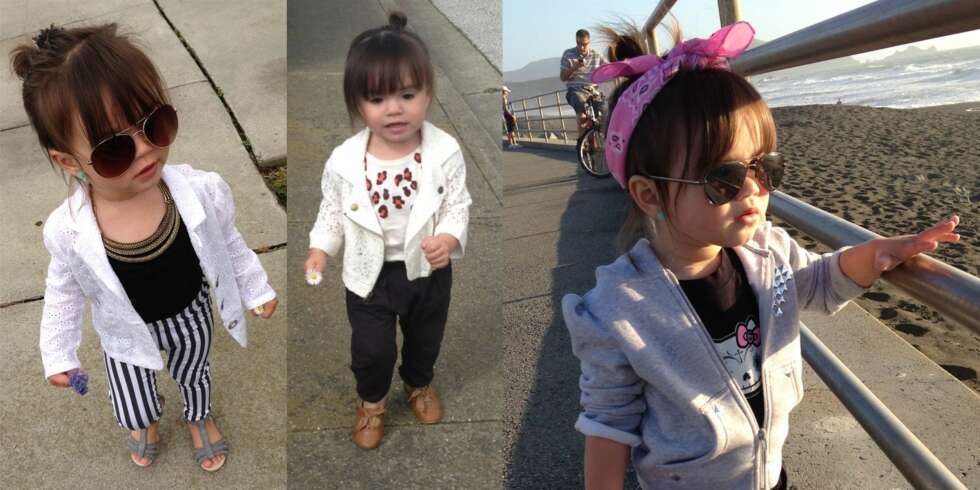INSTABARN: Noelle Rose (2 år) har blitt kledd i moteriktige klær siden dagen hun ble født, og mamma Elizabeth Carrillo fra USA poster jevnlig bilder av datteren sin på Fashionkids. INSTABARN: Noelle Rose (2 år) har blitt kledd i moteriktige klær siden dagen hun ble født, og mamma Elizabeth Carrillo fra USA poster jevnlig bilder av datteren sin på Fashionkids.