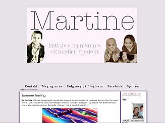 Martine Rørhus blogger om sønnens sykdom. Martine Rørhus blogger om sønnens sykdom.