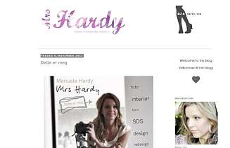 Manuela Hardy sin blogg Manuela Hardy sin blogg