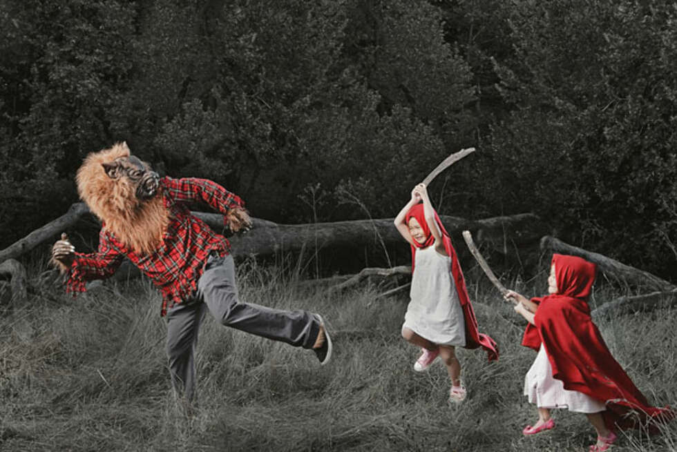 EVENTYR: Fotografen henter ideer fra barnas lek og eventyrverden. EVENTYR: Fotografen henter ideer fra barnas lek og eventyrverden.