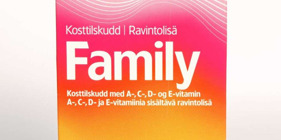 VITAPLEX FAMILY: Myke geletabletter med fire vitaminer. VITAPLEX FAMILY: Myke geletabletter med fire vitaminer.