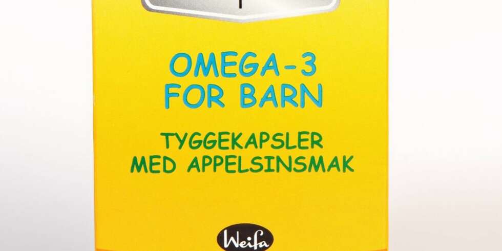 COMPLETE OMEGA-3: Tyggekapsler uten vitamin A og D. COMPLETE OMEGA-3: Tyggekapsler uten vitamin A og D.