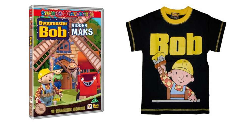 Bli med og delta i vår konkurranse! Du kan vinne den nye dvd-en om «Byggmester Bob» og en kul t-skjorte. Bli med og delta i vår konkurranse! Du kan vinne den nye dvd-en om «Byggmester Bob» og en kul t-skjorte.