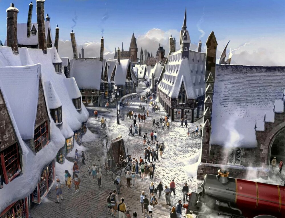 GALTVANG: Slik vil byen Galtvang se ut når Harry Potterland er ferdigstilt i 2010. GALTVANG: Slik vil byen Galtvang se ut når Harry Potterland er ferdigstilt i 2010.