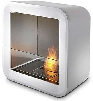 60-TALLS: Den flyttbare biopeisen "Retro" fra Ecosmartfire er laget for dem med dragning mot 60-tallsdesign, fås også i rødt og blått (h: 87,8 cm) kr 62 500, www.sundeman.no. 60-TALLS: Den flyttbare biopeisen "Retro" fra Ecosmartfire er laget for dem med dragning mot 60-tallsdesign, fås også i rødt og blått (h: 87,8 cm) kr 62 500, www.sundeman.no.