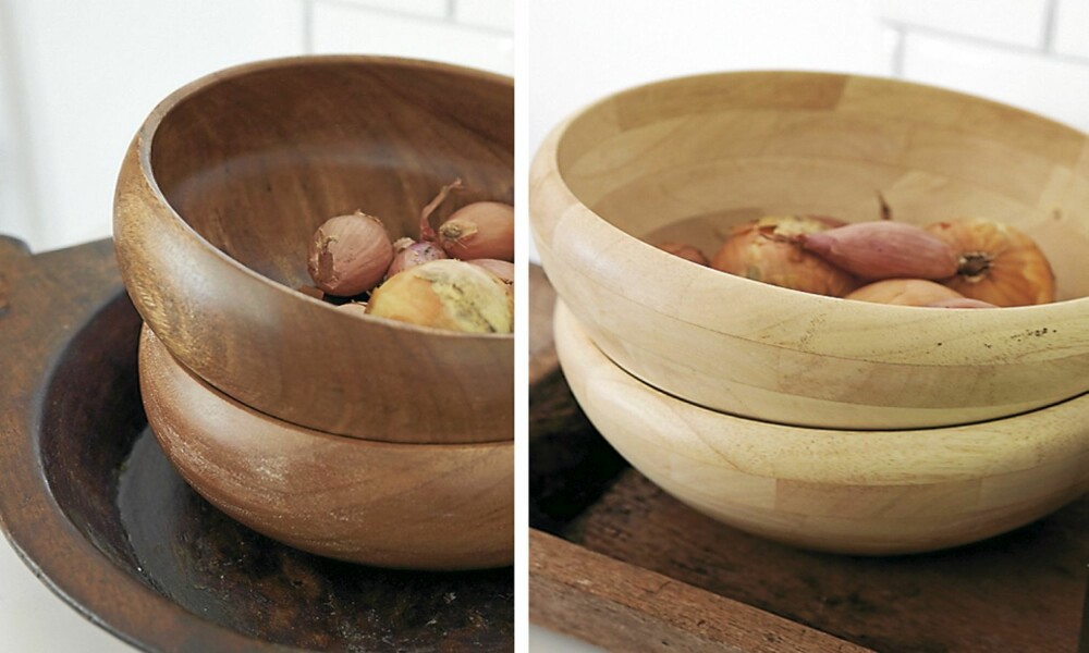 BOLLER OG BRETT. Settet til venstre er trebrett fra Kremmerhuset, kr 349 og boller i tre, kr 149, Kremmerhuset. Det andre består av brett fra Country Chic, kr 1100 og bolle fra T&G Wooodware, kr 399, Traktøren. BOLLER OG BRETT. Settet til venstre er trebrett fra Kremmerhuset, kr 349 og boller i tre, kr 149, Kremmerhuset. Det andre består av brett fra Country Chic, kr 1100 og bolle fra T&G Wooodware, kr 399, Traktøren.