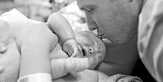 KLOKKA 20.12: En stolt pappa. KLOKKA 20.12: En stolt pappa.