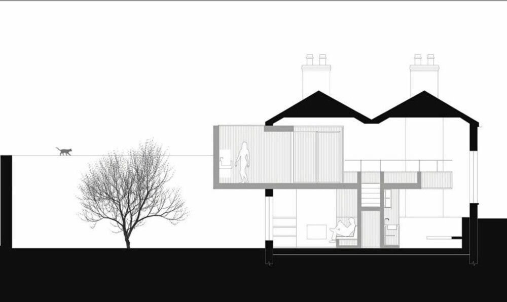 SMARTE LØSNINGER: Slik ble huset etter arkitektenes smarte løsninger kom på plass. SMARTE LØSNINGER: Slik ble huset etter arkitektenes smarte løsninger kom på plass.