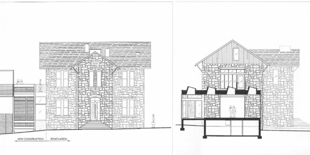 ARKITEKTTEGNET: Arkitektfirmaet Faleide Architects tok på seg jobben med å bygge om det historsike bygget. ARKITEKTTEGNET: Arkitektfirmaet Faleide Architects tok på seg jobben med å bygge om det historsike bygget.