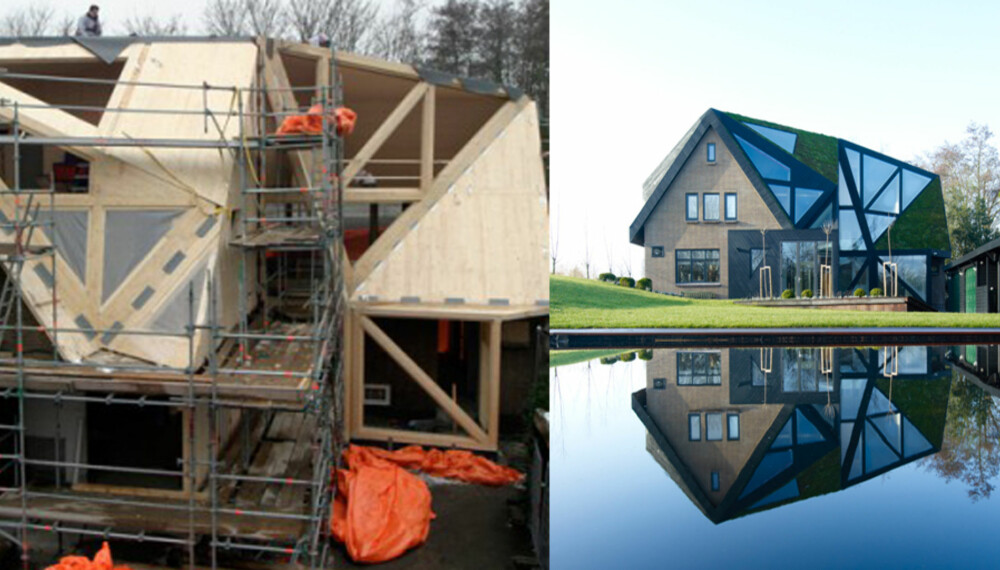 BYGG PÅ BYGG: Arkitektene fra Ooze satte lokk på huset. BYGG PÅ BYGG: Arkitektene fra Ooze satte lokk på huset.