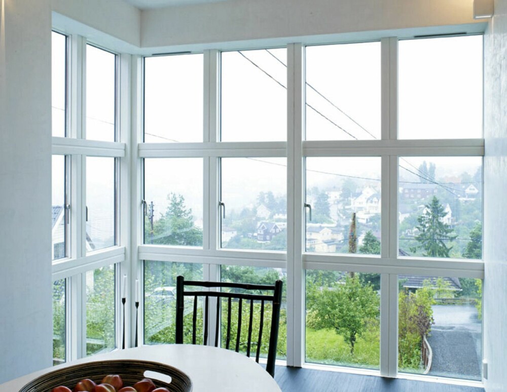 GLASSKLART. Fra tilbygget er det utsikt over Oslo by. GLASSKLART. Fra tilbygget er det utsikt over Oslo by.