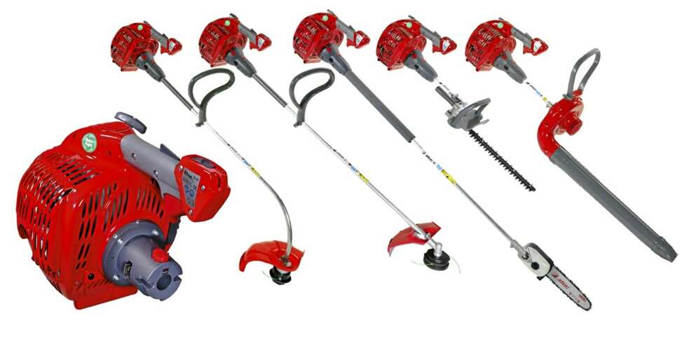 EFCO KOMBIMASKIN: Kombimotor kr 2550, ryddesag kr 1107, gresstrimmer kr 632, løvblåser kr 971, kvistkutter kr 1400, hekktrimmer kr 1787 EFCO KOMBIMASKIN: Kombimotor kr 2550, ryddesag kr 1107, gresstrimmer kr 632, løvblåser kr 971, kvistkutter kr 1400, hekktrimmer kr 1787