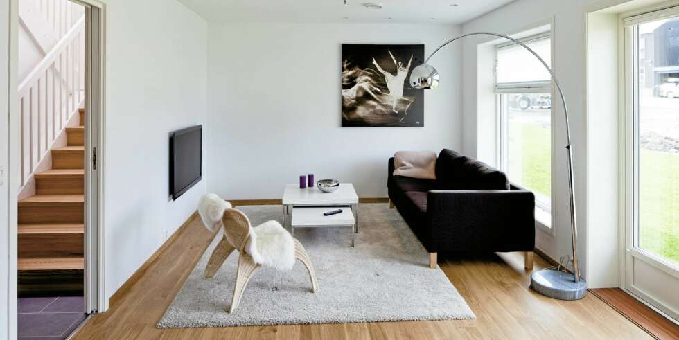 STORE VINDUER: Energisparende hus kan godt ha store vindusflater. STORE VINDUER: Energisparende hus kan godt ha store vindusflater.