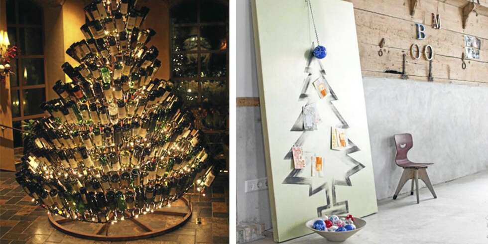 DET GÅR AN: I år kan du jo for eksempel male deg et juletre - eller lage et av julens tomme vinflasker. DET GÅR AN: I år kan du jo for eksempel male deg et juletre - eller lage et av julens tomme vinflasker.