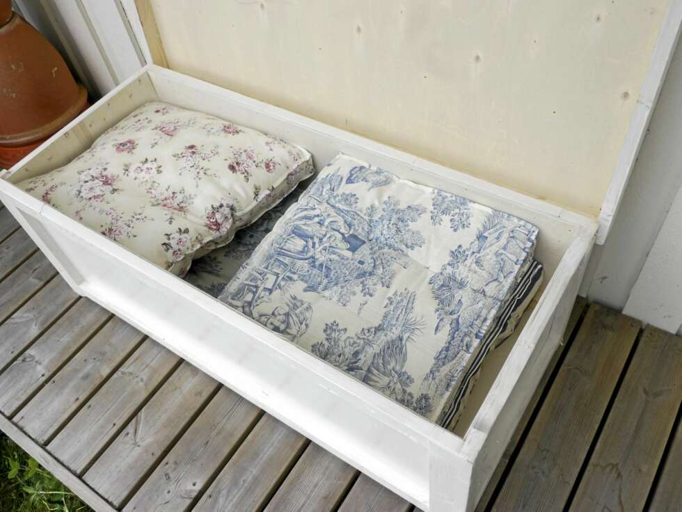 GOD PLASS: Her har du god plass til putene dine. GOD PLASS: Her har du god plass til putene dine.