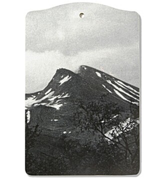 Tøff brødfjøl med fjell. Tøff brødfjøl med fjell.